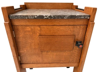 Art Deco Modernist Nightstand or Bedside Cabinet, 1920s